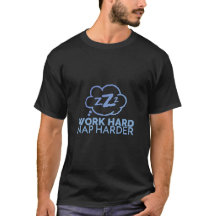 Work Hard Nap Harder Funny Hustle Quote