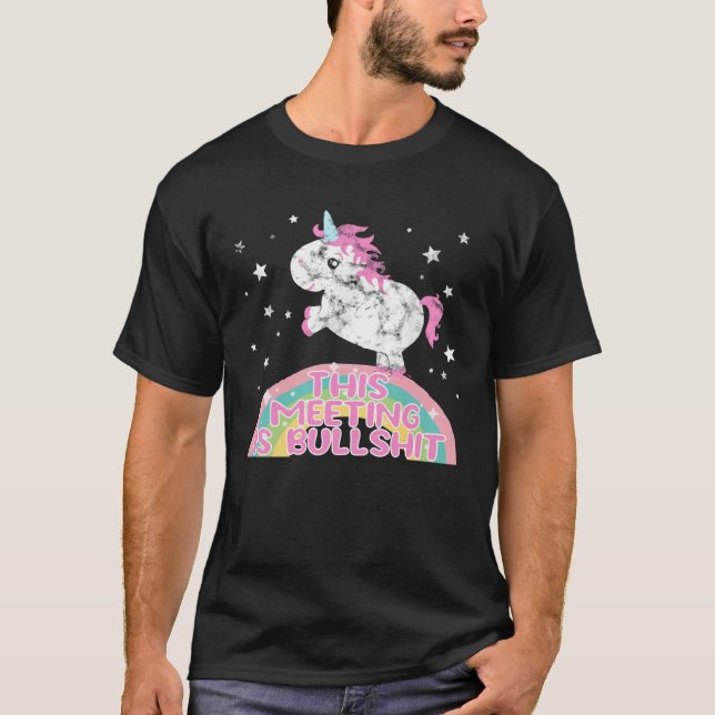 T-shirt Work Meeting Quote  Sayings Employee Worker Job  1 (Devant)