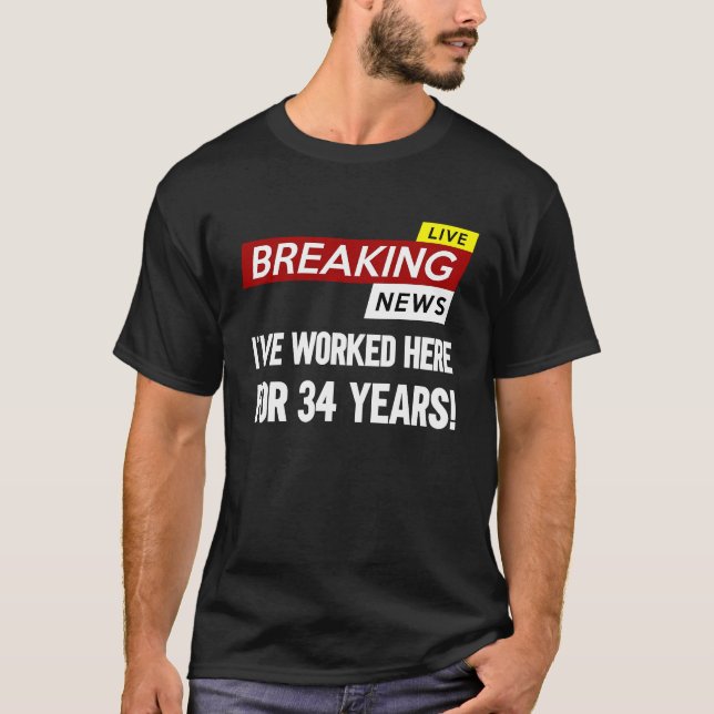 T-shirt Worker work anniversary appreciation worked here f (Devant)