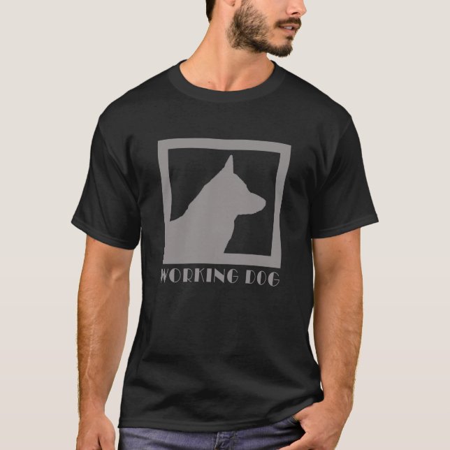 T-shirt Working Dog German Shepherd (Devant)
