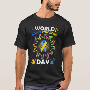 T-shirt World Down Syndrome Day Cadeaux Hommes Femmes Enfa