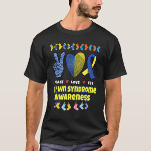 T-shirt World Down Syndrome Day Chemise Rock Your Socks T2