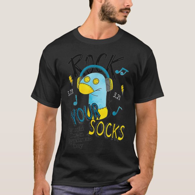 T-shirt World Down Syndrome Day Rock Your Socks Kid Award (Devant)