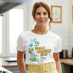 T-shirt World Greatest Maman cadeau de jour pour maman