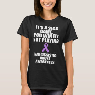 T-shirt World Narcissistic Abuse Awareness Jeu Survivante
