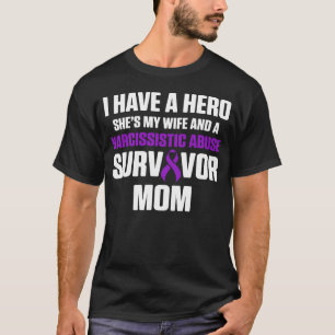 T-shirt World Narcissistic Abuse Awareness Maman Survivant