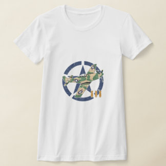 T-SHIRT WORLD WAR II AIRCRAFT