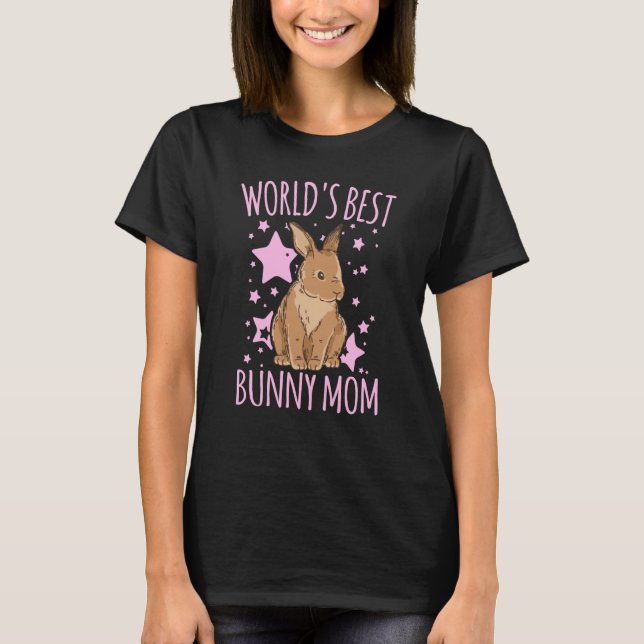 T-shirt World's Best Bunny Mom Rabbit  1 (Devant)