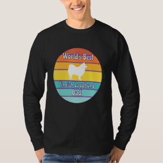 T-shirt World's Best Finnish Lapphund Dad
