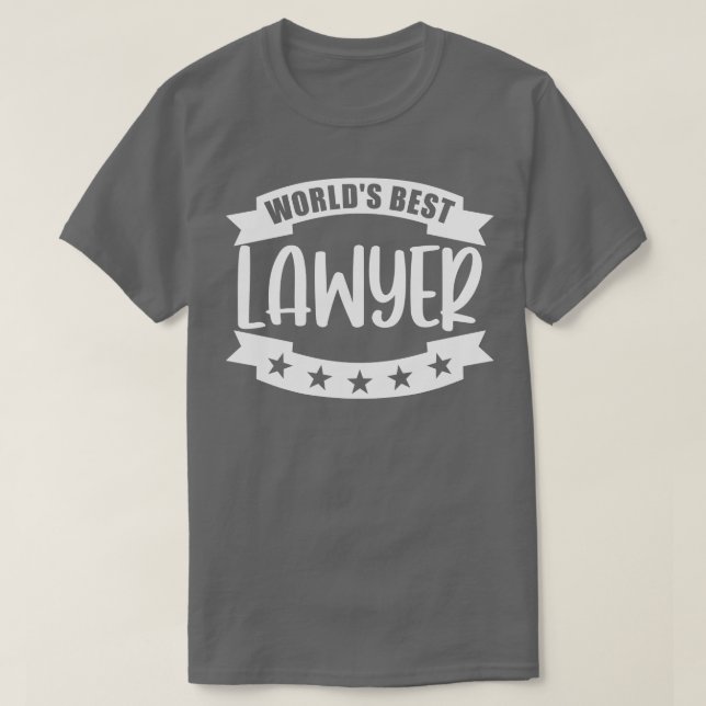 T-shirt Worlds Best Lawyer (Design devant)