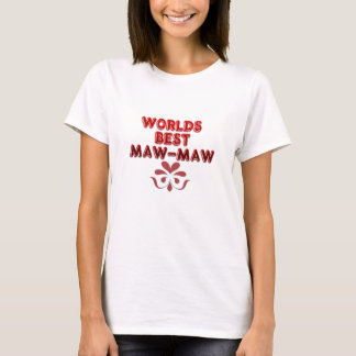 T-SHIRT WORLDS BEST MAW-MAW LADIES-SHIRT