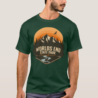 T-shirt Worlds End State Park Pennsylvanie PA cadeau de ca