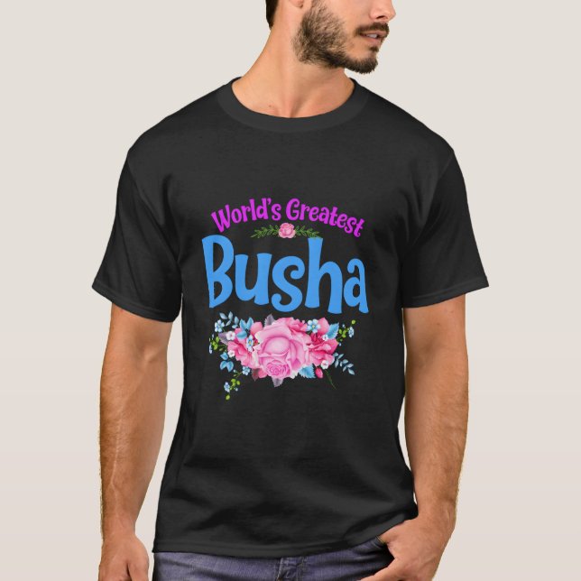 T-shirt World'S Greatest Busha Polish Grandma (Devant)