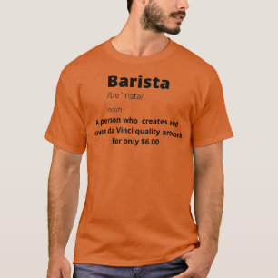 T-shirt Worlds okayest barista