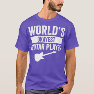 T-shirt Worlds Okayest Guitar Player