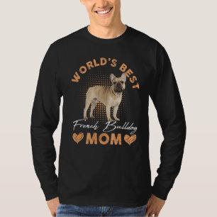 T-shirt Worldu2019s Meilleure maman chien de taureau franç
