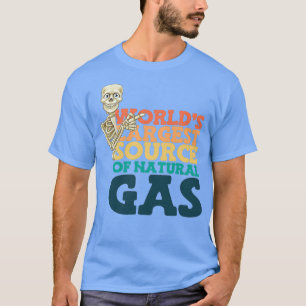 T-shirt Worldx27s Approvisionnement en gaz naturel le plus