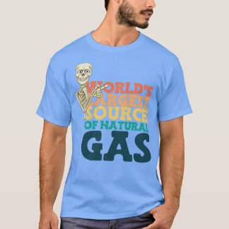 T-shirt Worldx27s Approvisionnement en gaz naturel le plus