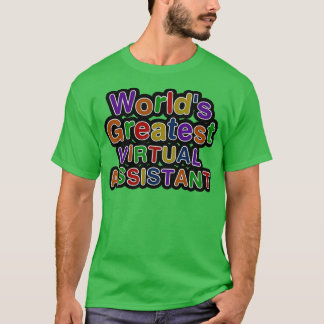 T-shirt Worldx27s Meilleur Assistant virtuel