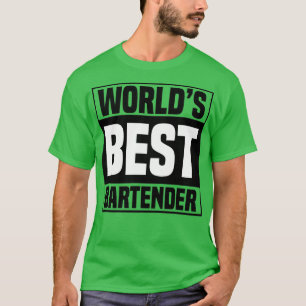 T-shirt Worldx27s Meilleur barman 7