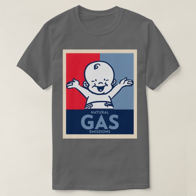 T-shirt Worldx27s Plus grande source de gaz naturel 21 (Design devant)