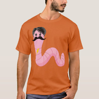 T-shirt Worm avec une Moustache Vanderpump Règles citation