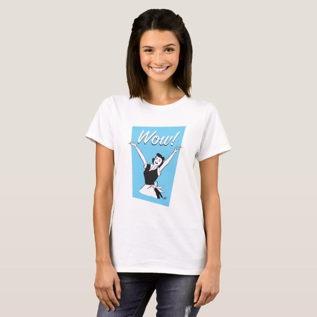 T-shirt Wouah ! femme (Devant entier)