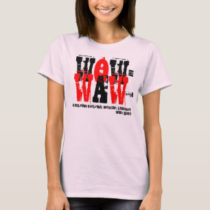 T-shirt Wow-excitation, intérêt, grand plaisir