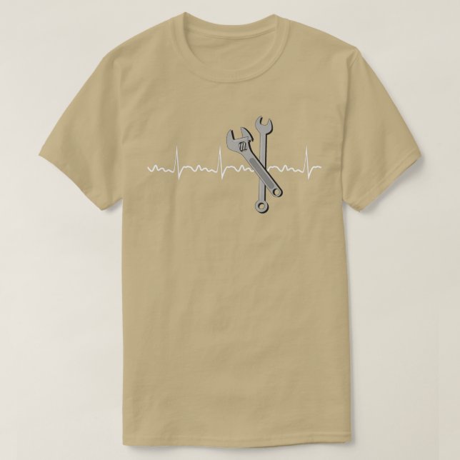 T-shirt Wrench Car Mécanicien Cadeau Atelier Garage Car Lo (Design devant)
