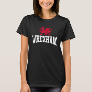 T-shirt Wrexham Wales Welsh Dragon Cymru