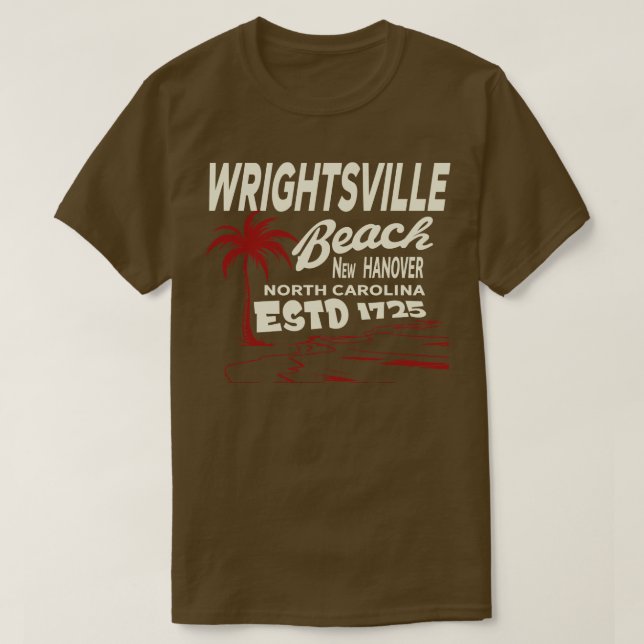 T-shirt Wrightsville Beach Caroline du Nord 2 (Design devant)