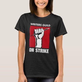 T-shirt Writers Guild Of America On Strike Anti AI Chatbot