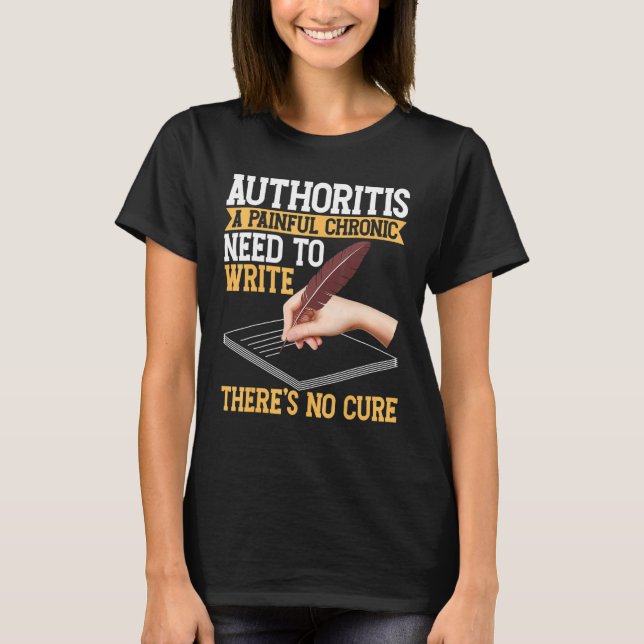 T-shirt Writing For Authors And Writers 1 (Devant)