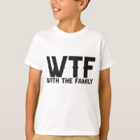 WTF Avec Famille Drôle Vacances D'Été Correspondan