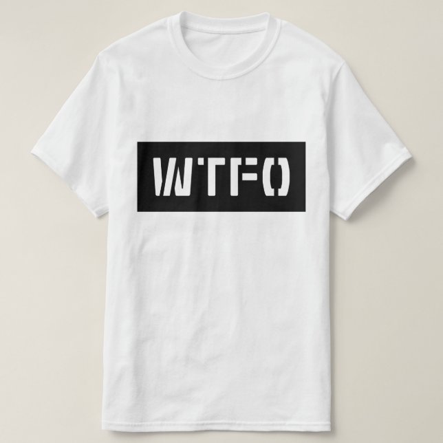 T-SHIRT WTFO (Design devant)