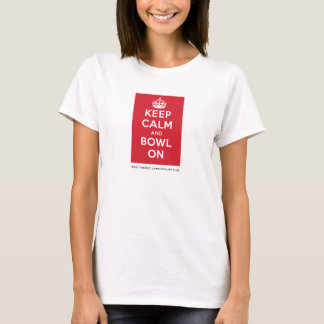 T-shirt WTLBC "gardent le calme et la cuvette sur" - la