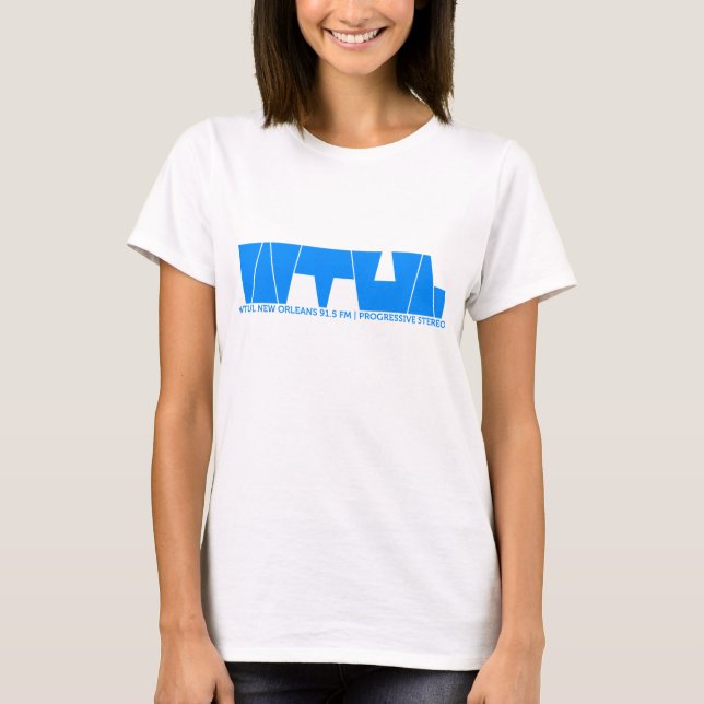 T-shirt WTUL Radio Station Women's Circle Top (Devant)
