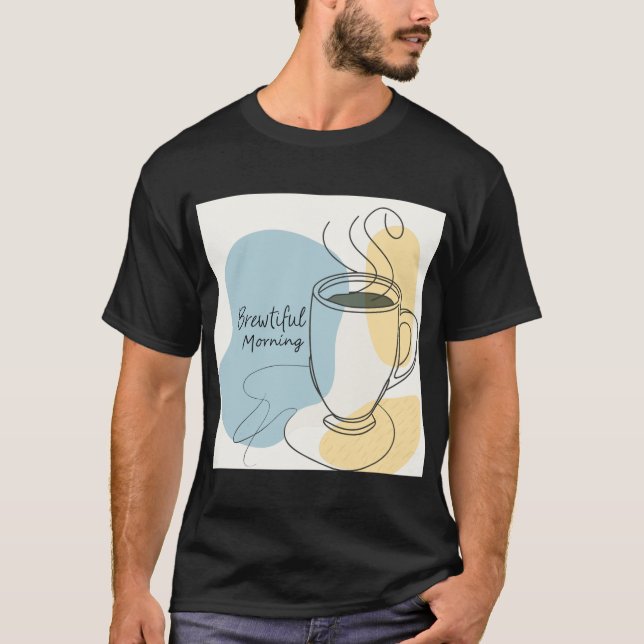T-Shirt Wundervoller Morgen (Vorderseite)