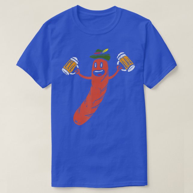 T-shirt Wurst Sausage Oktoberfest Funny German Festival Me (Design devant)