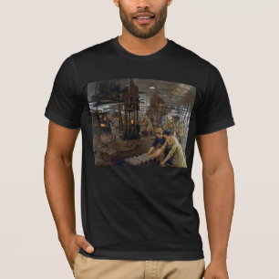 T-shirt WW1 1918 Les femmes qui travaillent dans une usine