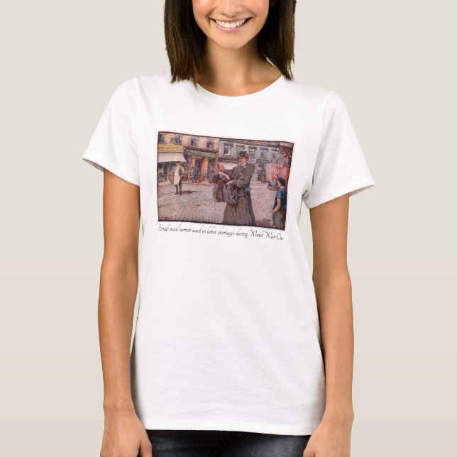 T-shirt "WW1 Female Mail Carrier" (Devant)