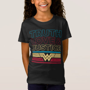 T-Shirt WW84   Vérité Amour & Justice Motif