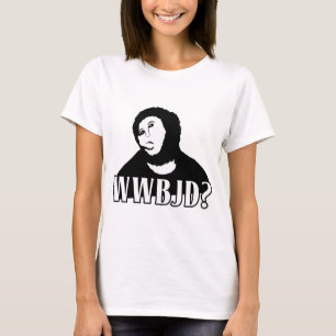 T-shirt WWBJD ? - Que la bête Jésus ferait-elle ?