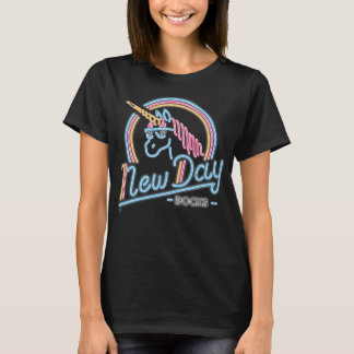 T-shirt WWE New Day Neon Unicorn 837