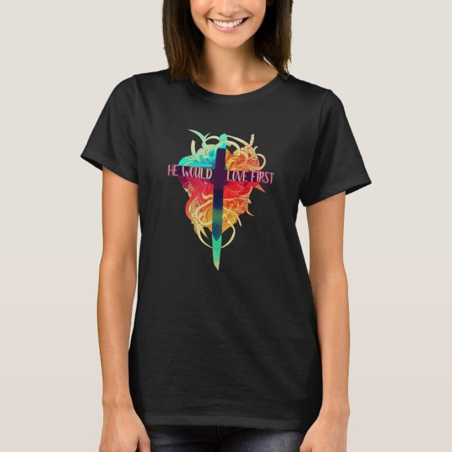 T-shirt WWJD Il Aimerait Première 1 (Devant)
