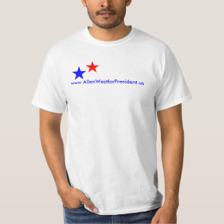 T - Shirt, www.AllenWestforPresident.us T-Shirt