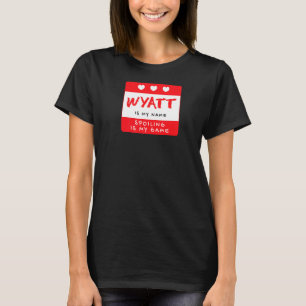 T-shirt Wyatt Est Mon Nom Pseudo Personnalisé Alia Personn