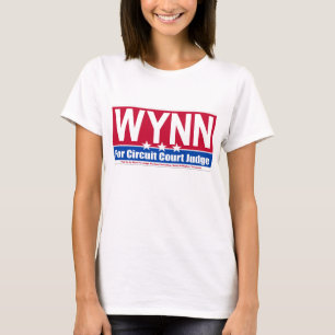 T-shirt Wynn pour la chemise de soutien de campagne de