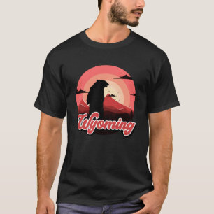 T-shirt Wyoming Bears Randonnée Backpacking Vacances World