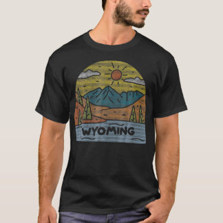 T-shirt Wyoming Wyoming WYoming WYoming The Cowboy State N